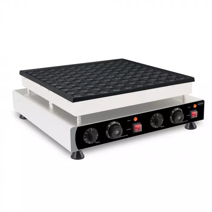 Waffeleisen – 100 Stück Ø4 cm – 2,4 kW – Edelstahl