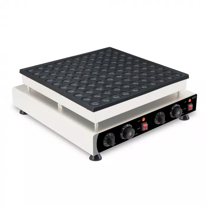 Waffeleisen – 100 Stück Ø4 cm – 2,4 kW – Edelstahl