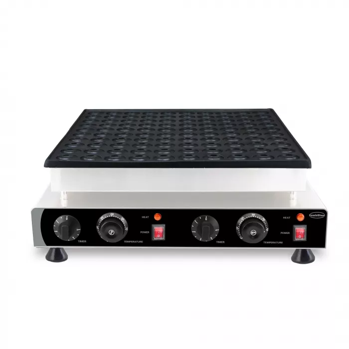 Waffeleisen – 100 Stück Ø4 cm – 2,4 kW – Edelstahl