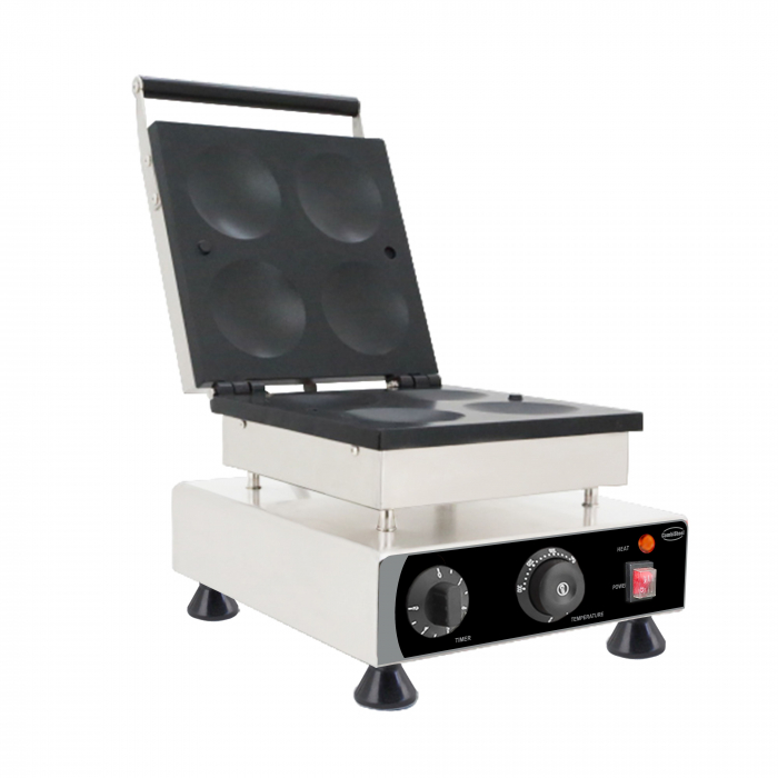 Pfannkuchenmaker 4× Ø10 cm – Elektrisch – 230 V – Edelstahl