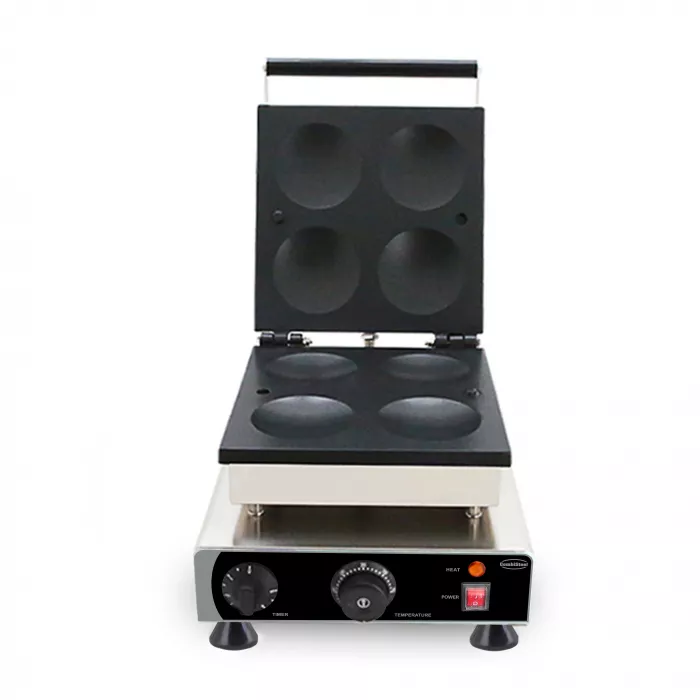 Pfannkuchenmaker 4× Ø10 cm – Elektrisch – 230 V – Edelstahl
