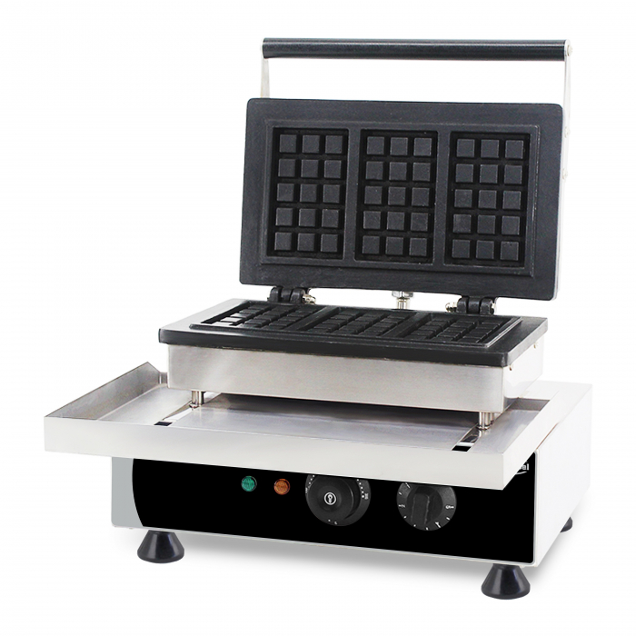 Waffeleisen 3 Stück Brüsseler Waffel – für Belgische Waffeln