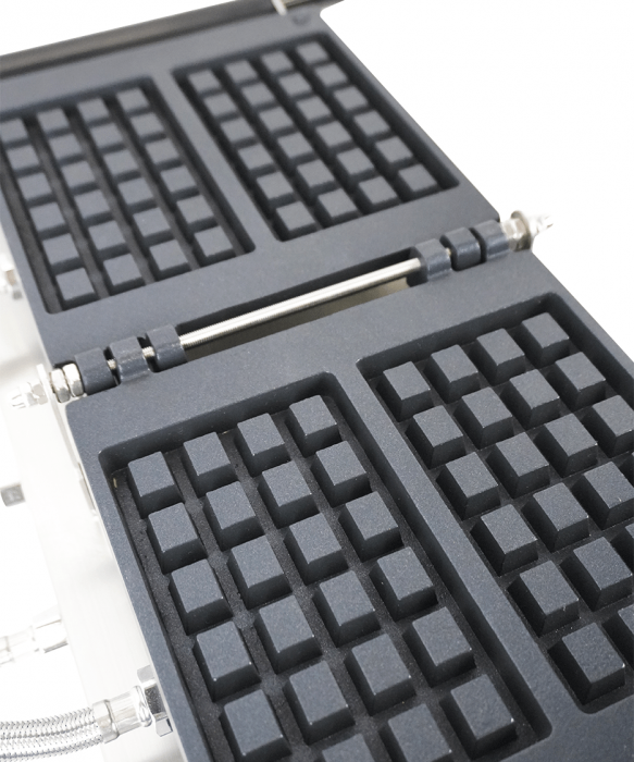 Waffeleisen für 2 Brüsseler Waffeln – 1,2 kW – 230 V