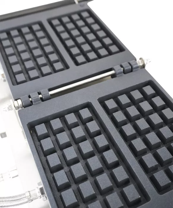 Waffeleisen für 2 Brüsseler Waffeln – 1,2 kW – 230 V