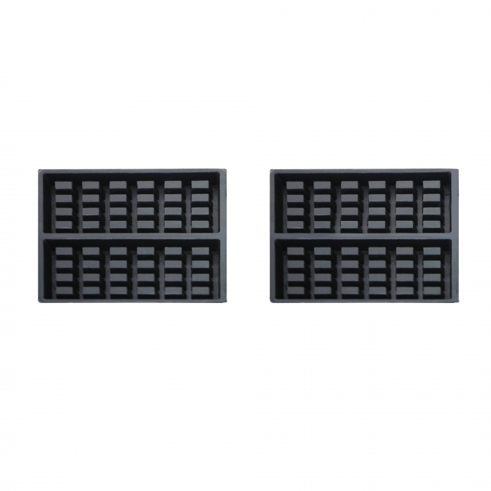 Waffeleisen für 2 Brüsseler Waffeln – 1,2 kW – 230 V