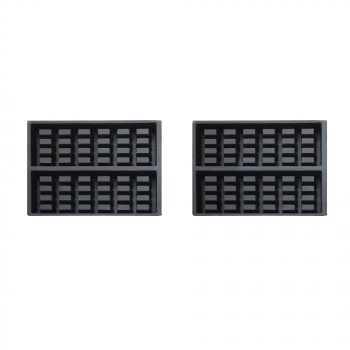 Waffeleisen für 2 Brüsseler Waffeln – 1,2 kW – 230 V