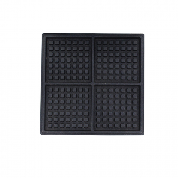 Waffeleisen 4 Stück quadratische Waffeln