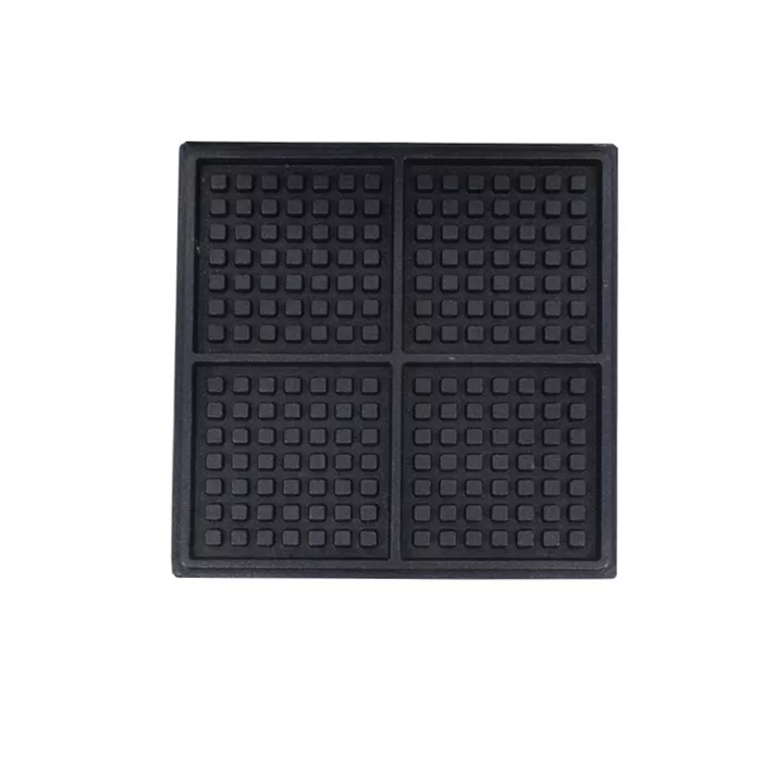 Waffeleisen 4 Stück quadratische Waffeln