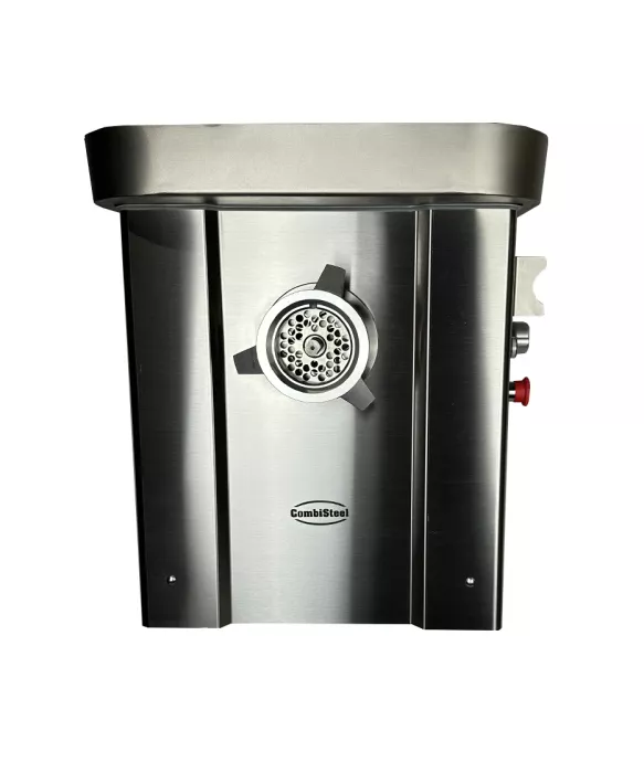 Fleischwolf, 500 kg/h, Edelstahl, 1,5 kW, 400 V, inkl. 4 Schneidscheiben