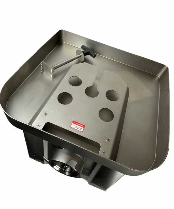 Fleischwolf, 500 kg/h, Edelstahl, 1,5 kW, 400 V, inkl. 4 Schneidscheiben