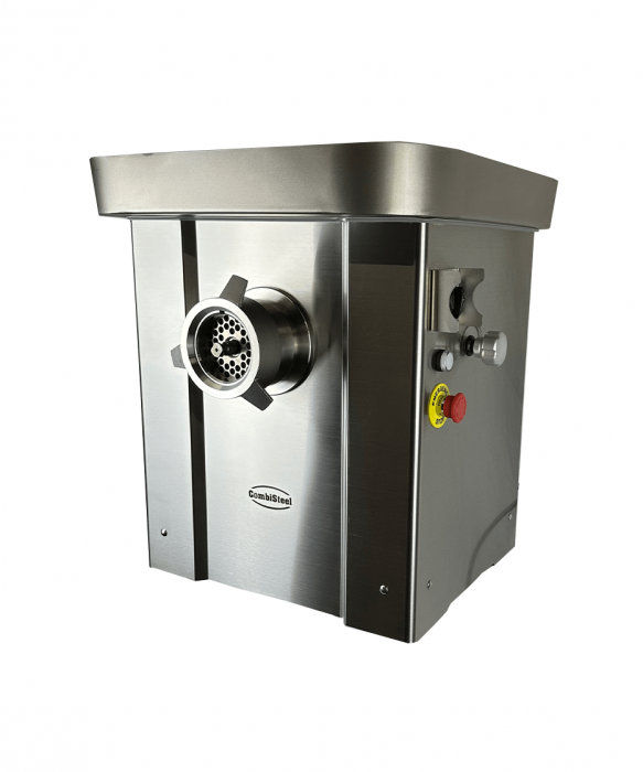 Fleischwolf, 500 kg/h, Edelstahl, 1,5 kW, 400 V, inkl. 4 Schneidscheiben