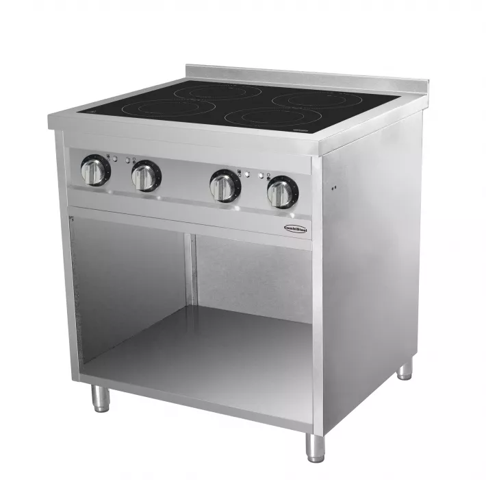 Entry 700 Induktionsherd 4 Zonen, 14 kW, freistehend, Edelstahl