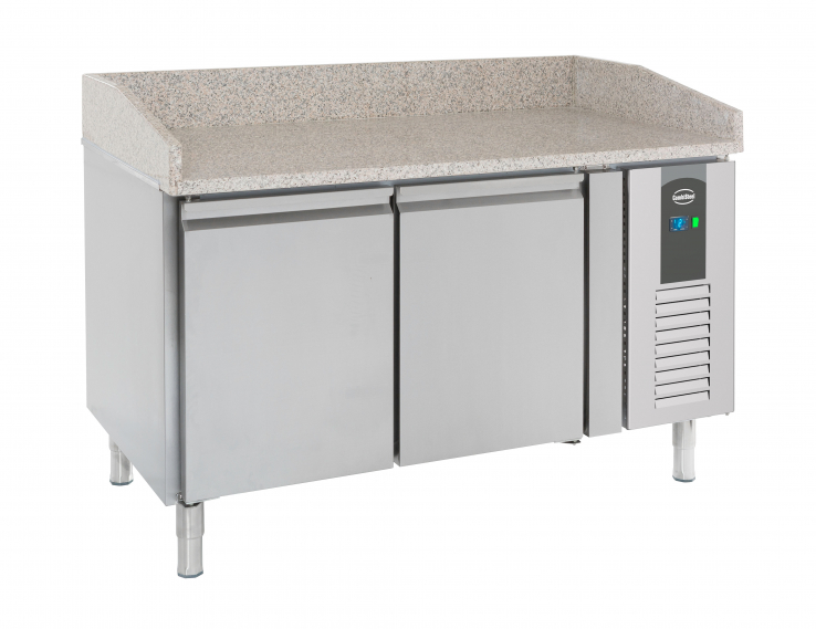 Pizzatisch mit 2 Türen für die Gastronomie