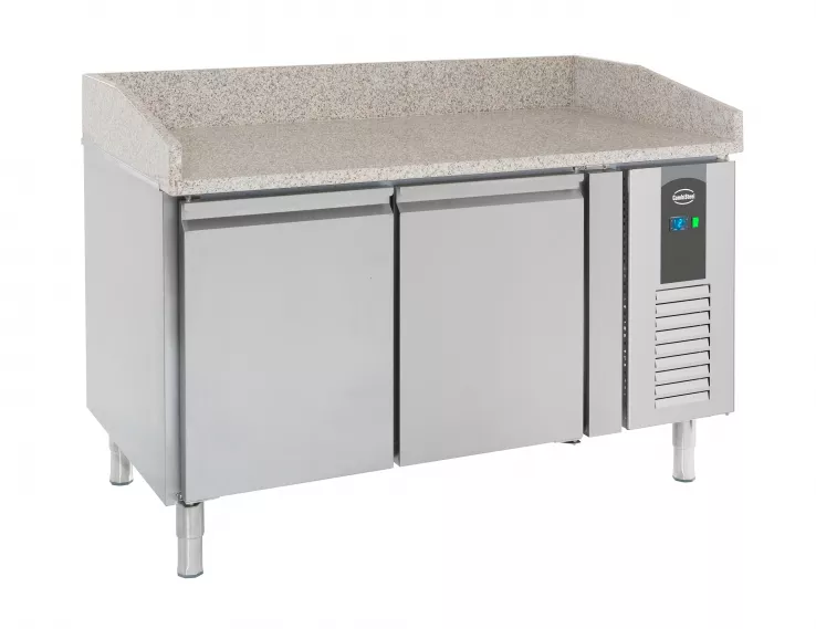 Pizzatisch mit 2 Türen für die Gastronomie