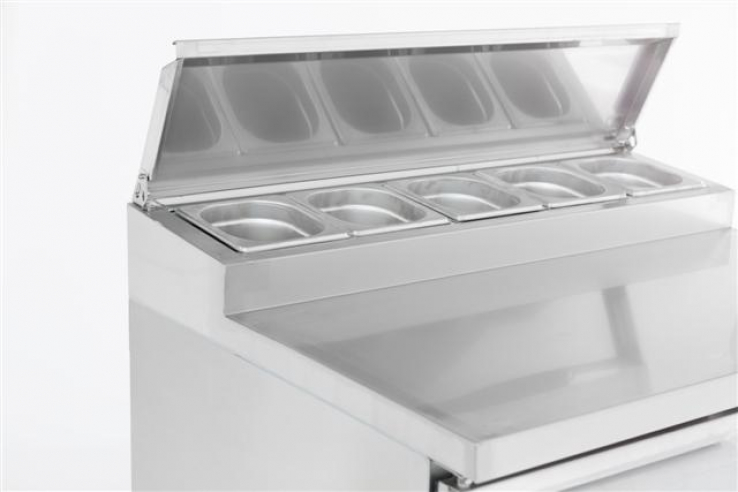 Saladette 2 Türen 5X1/6Gn Behälter