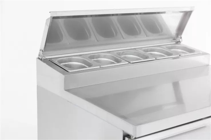 Saladette 2 Türen 5X1/6Gn Behälter