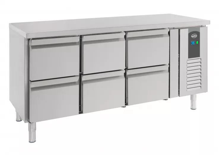 700 Kühltisch 6 Schubladen