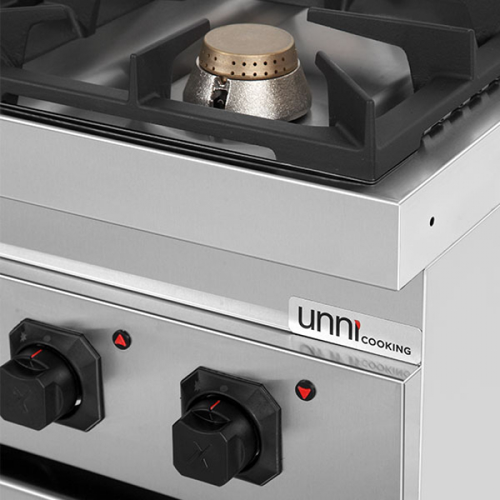 Gasherd Ranges 700 G70C10K 13kW 2 Brenner mit Türen