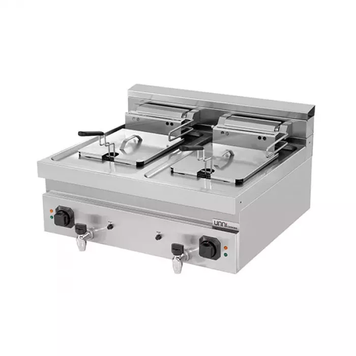 Elektrofritteusen 700 Serie – 2x12L 2x9kW Hochleistung Doppelgerät