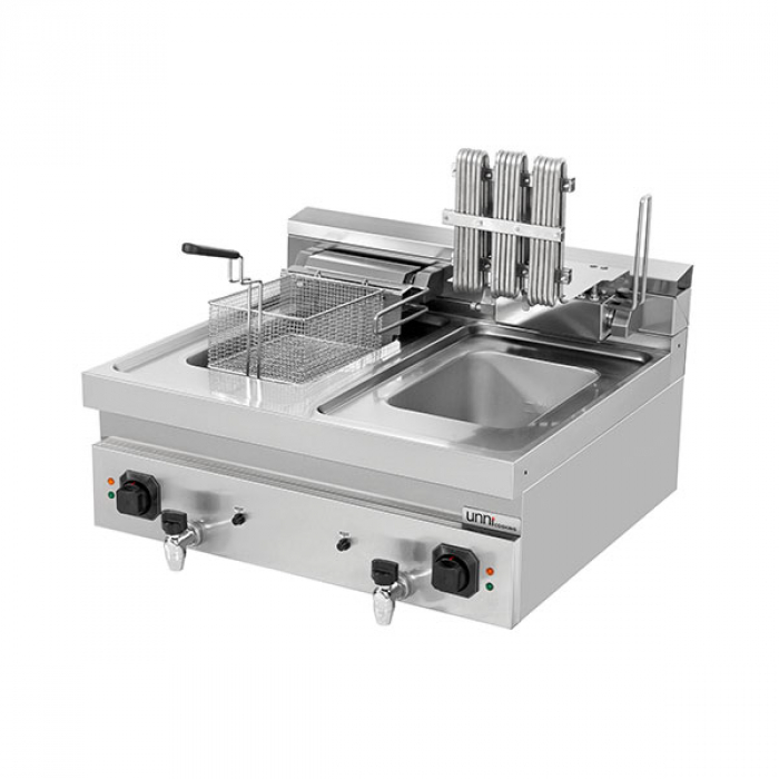 Elektrofritteusen 700 Serie – 2x12L 2x9kW Hochleistung Doppelgerät