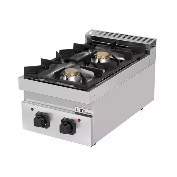Gasherd Ranges 700 G70C10B – 13kW, 2 Brenner, Tischgerät