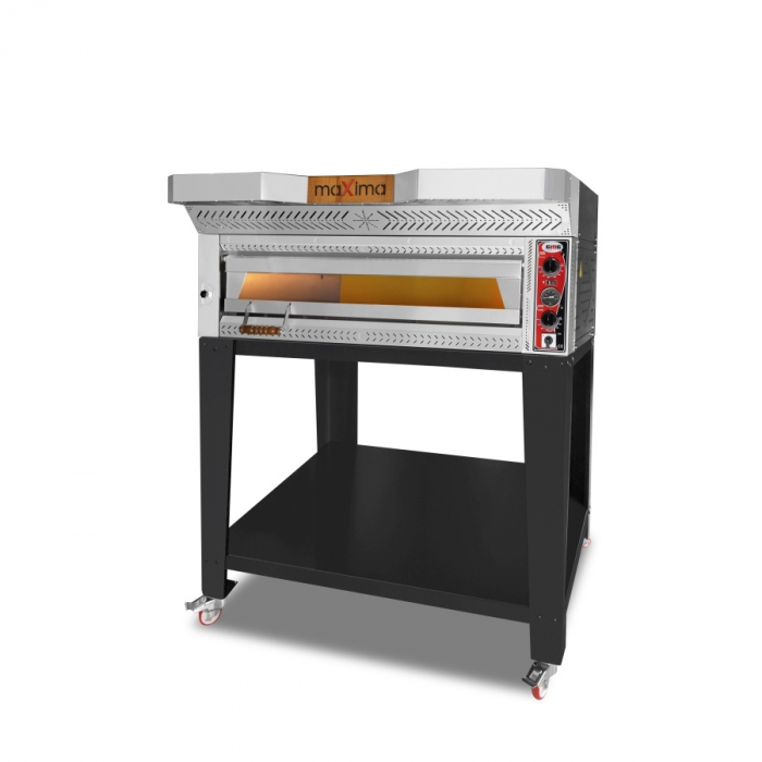 GMG Pizzaofen 6x Ø 35 cm | 8 kW 400V | Stapelbar mit Schamottsteinboden