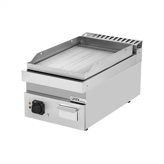 Elektro-Grillplatte E70GP10B+G gerillt 4,5 kW Serie 700