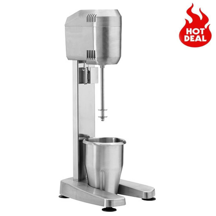 Milkshakemixer met 1 roestvrijstalen beker 0,8 liter - Hoogwaardige mixer voor heerlijke milkshakes - Gastrohot