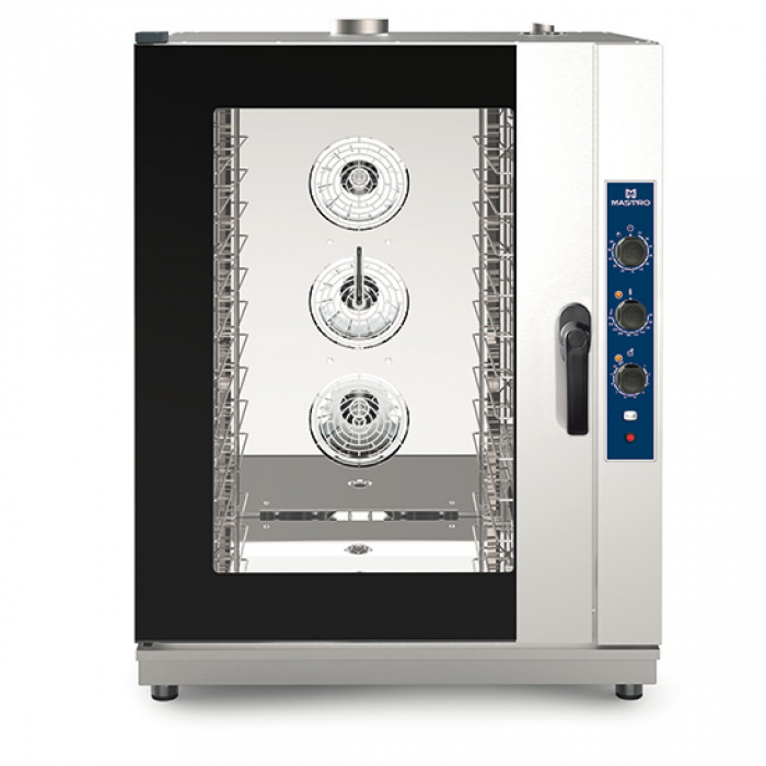 Gas Kombidämpfer mit Direkteinspritzung 10x GN 1/1 oder 600x400 mm - Gastrohot