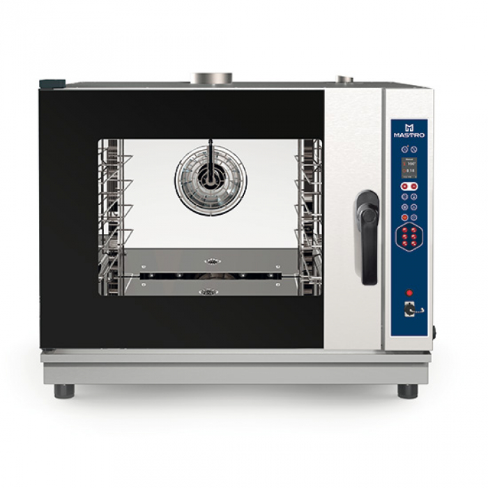 Gas Kombidämpfer mit Direkteinspritzung und automatischer Reinigung - 4x GN 1/1 oder 600x400 mm