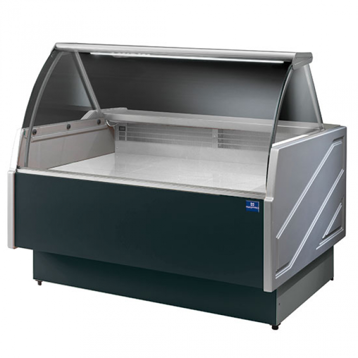 Kühltheke 2960 mm mit gebogener Frontverglasung - Umluftkühlung 3-5°C