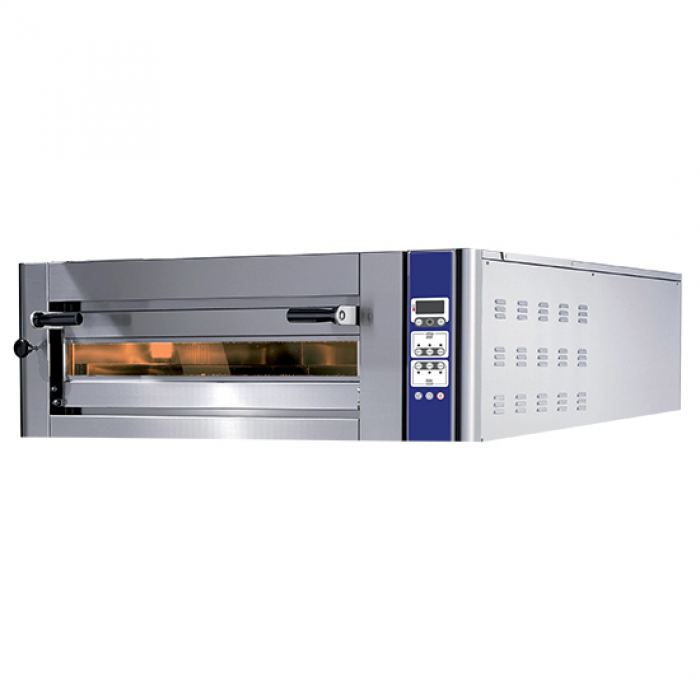 Elektro Pizzaofen für 6 Pizzen Ø 350 mm - Professioneller Pizzabackofen für Gastronomie und Zuhause