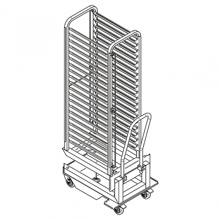 Hordengestellwagen für Bleche 20x GN1/1 Öfen
