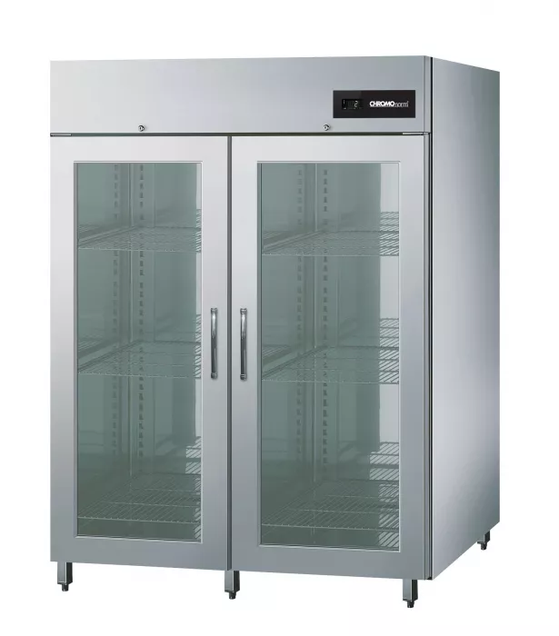 Nova - Kühlschrank Br 1300 GN 2/1, Glastüren, Zentralkühlung - 1390X810X2020 mm