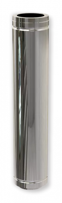 Längenelement doppelwandig 1000 mm Ø 100 mm – MG HOFMANN DW PLUS