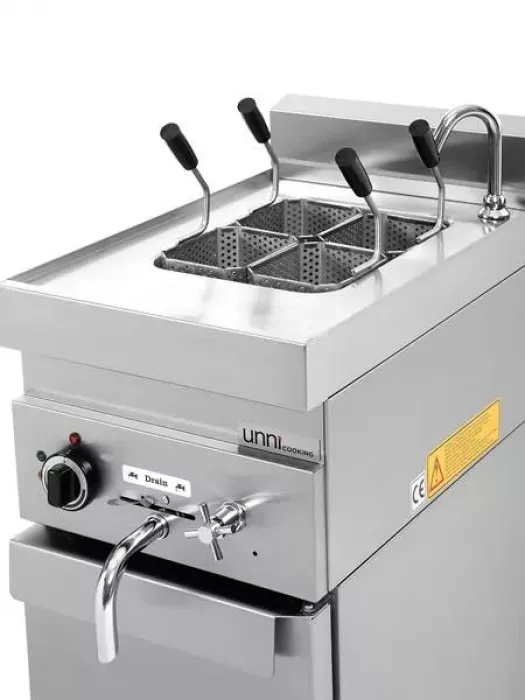 Nudelkocher 1x12L elektrisch 7 kW mit Körben