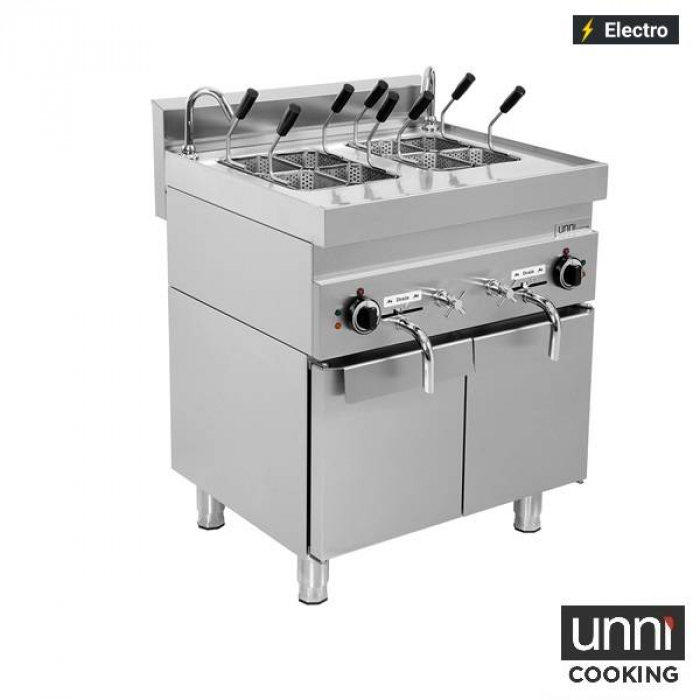 Nudelkocher 2x12L elektrisch – 2 x 7 kW, Körbe inklusive