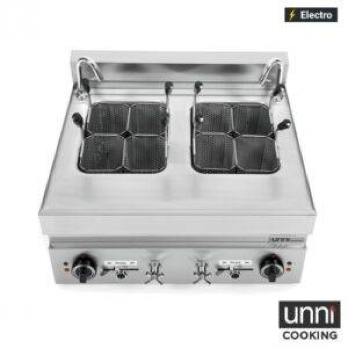 Nudelkocher 2x12L elektrisch – 2 x 7 kW, Körbe inklusive