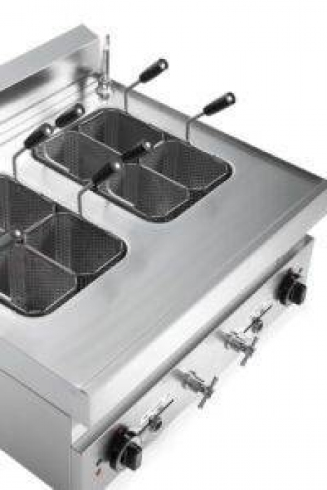 Nudelkocher 2x12L elektrisch – 2 x 7 kW, Körbe inklusive