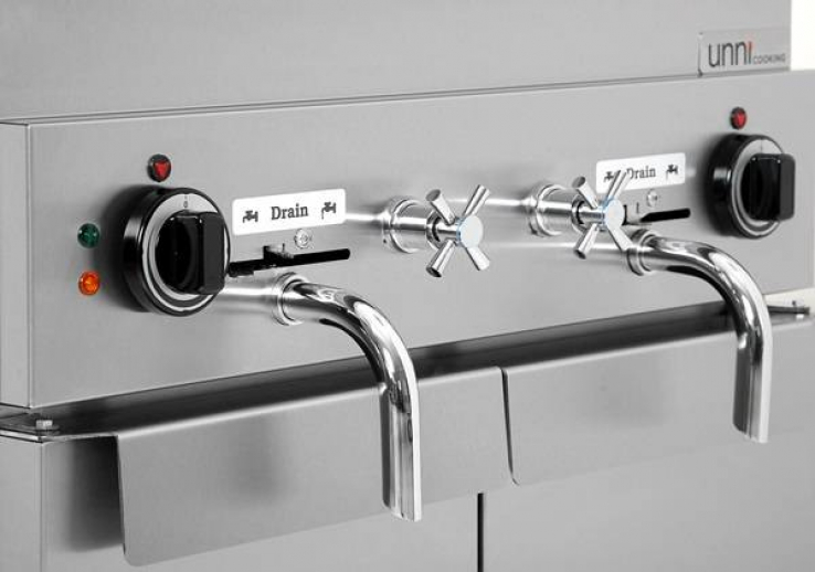 Nudelkocher 2x12L elektrisch – 2 x 7 kW, Körbe inklusive