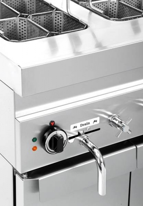 Nudelkocher 2x12L elektrisch – 2 x 7 kW, Körbe inklusive