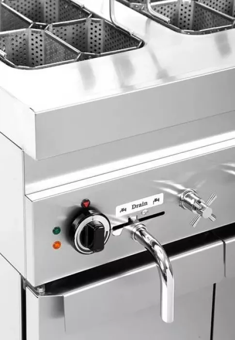 Nudelkocher 2x12L elektrisch – 2 x 7 kW, Körbe inklusive