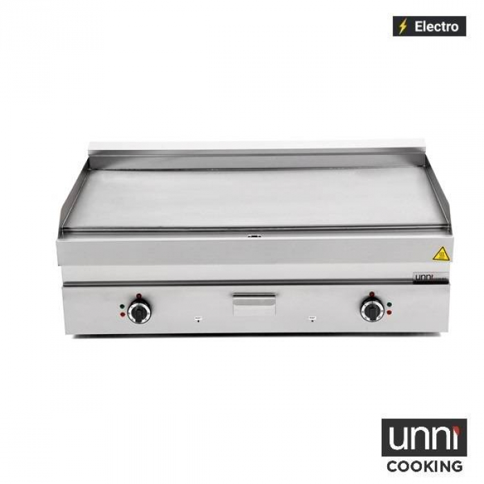 Elektrogrillplatte E65GP30B+S Edelstahl glatt 100-300°C UNNI-COOKING 650