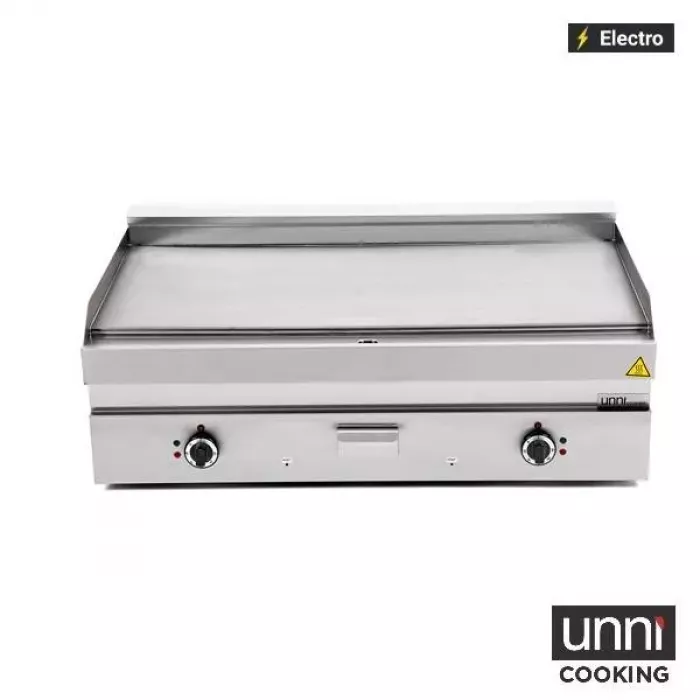 Elektrogrillplatte Edelstahl glatt 100-300°C 650