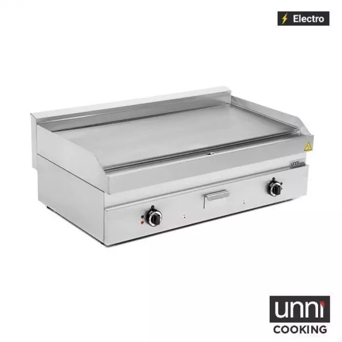 Elektrogrillplatte Edelstahl glatt 100-300°C 650