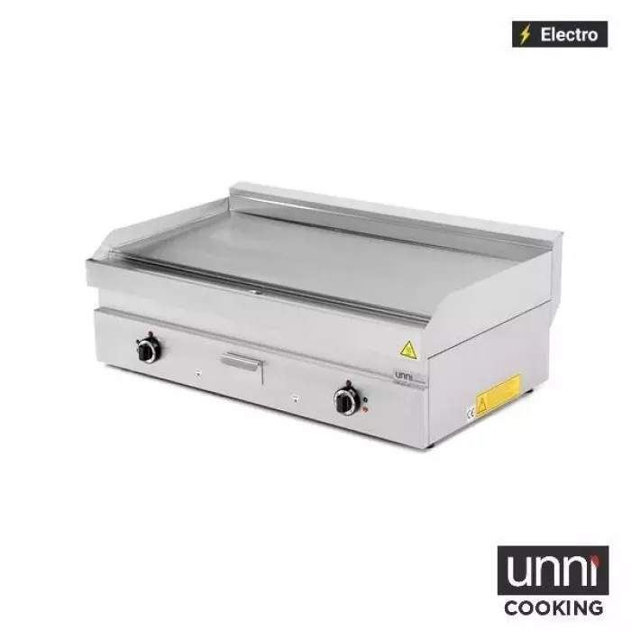 Elektrogrillplatte Edelstahl glatt 100-300°C 650