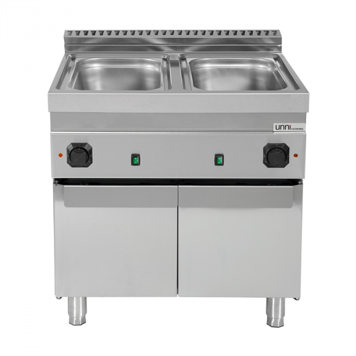 Bain Marie 700 E70B20K elektrisch, 2 Becken für GN 1/1, 2x1,5 kW