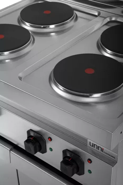 Elektroherd Ranges 700 4 Kochplatten Türen 400V
