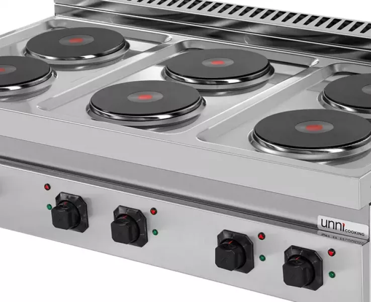 Elektroherd Ranges 700 6 Kochplatten 400V 1200mm