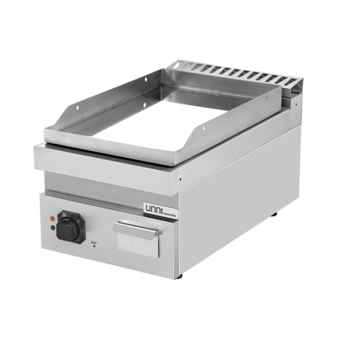 Elektro-Grillplatte Serie 700 E70GP10B+C Chrom 4,5 kW 1 Zone